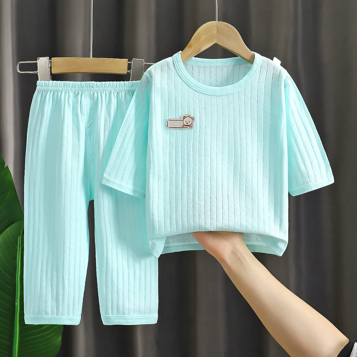 2 Pcs  Boys Pajama Sets 401509