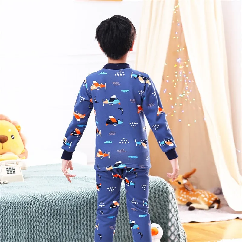 2 Pcs Boys Pajama Sets 5Y 305731