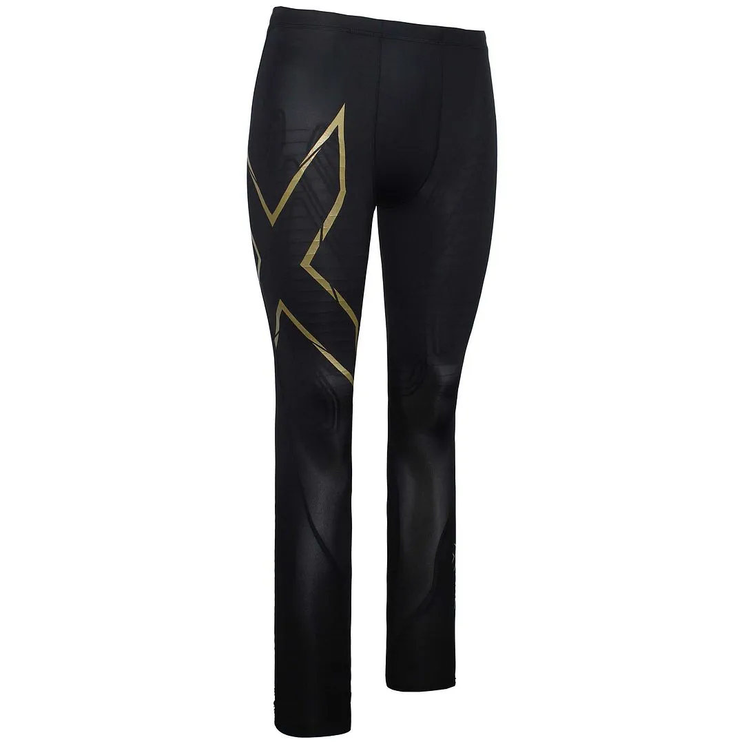 2XU Light Speed Compression Mens Black/Gold Tights