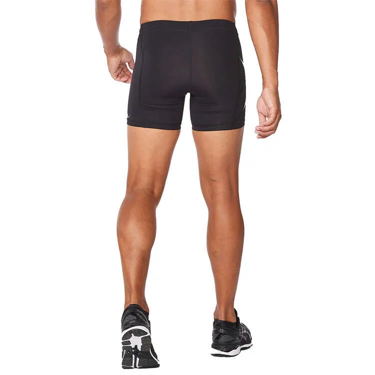 2XU Men's 1/2 Compression Short -MA1933B  (BLK/BLK)