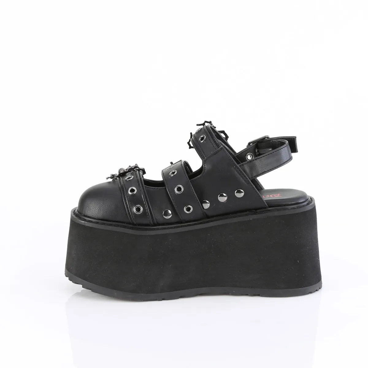 3 Inch Platform DAMNED-27 Black Pu