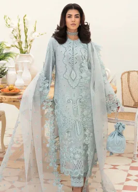 Afrozeh Embroidered Lawn Unstitched 3 Piece Suit - 01