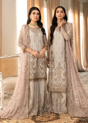 Afsanah by Zarif Embroidered Net 3 Piece Unstitched Suit ZF24AF ZAF-06 NAFEES