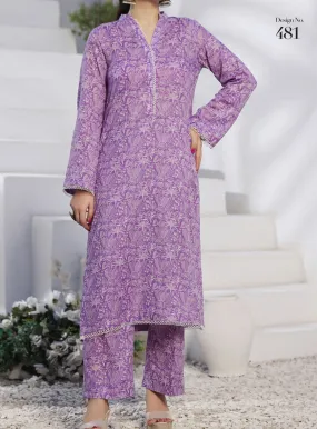 Aiza & Momina By VS Textile Co-Ords Printed Lawn 2 Piece Unstitched Suit VS24A&M D-481