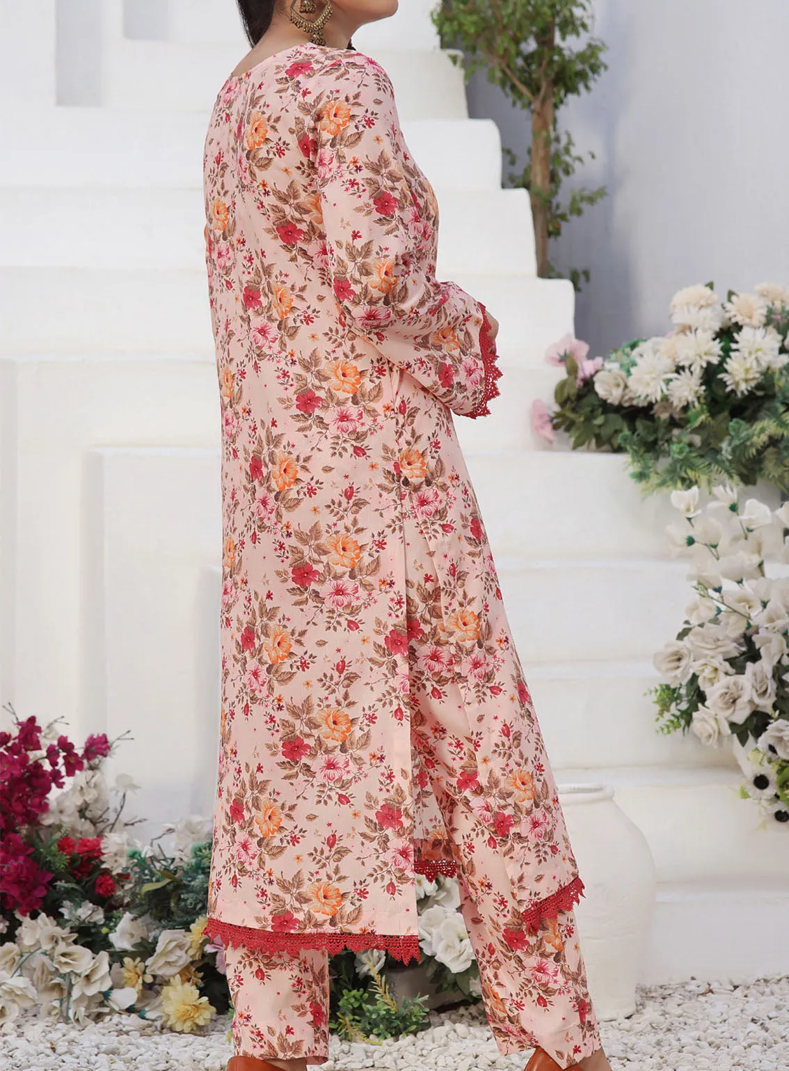 Aiza & Momina By VS Textile Co-Ords Printed Lawn 2 Piece Unstitched Suit VS24A&M D-487