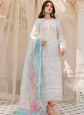 Amal By Motifz Digital Embroidered Lawn 3 Piece Unstitched Suit MT24A 4622-OPHELIA