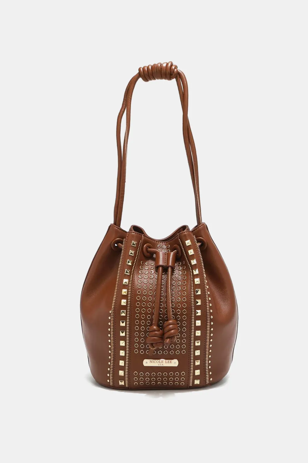 Amy Studded Bucket Bag