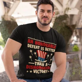 An Honorable Defeat VS Dishonorable Victory T-shirt