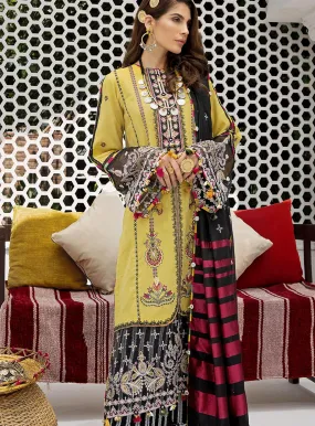 Anaya By Kiran Chaudhry Embroidered Lawn Unstitched 3 Piece Suit - AE21-03 NEHA