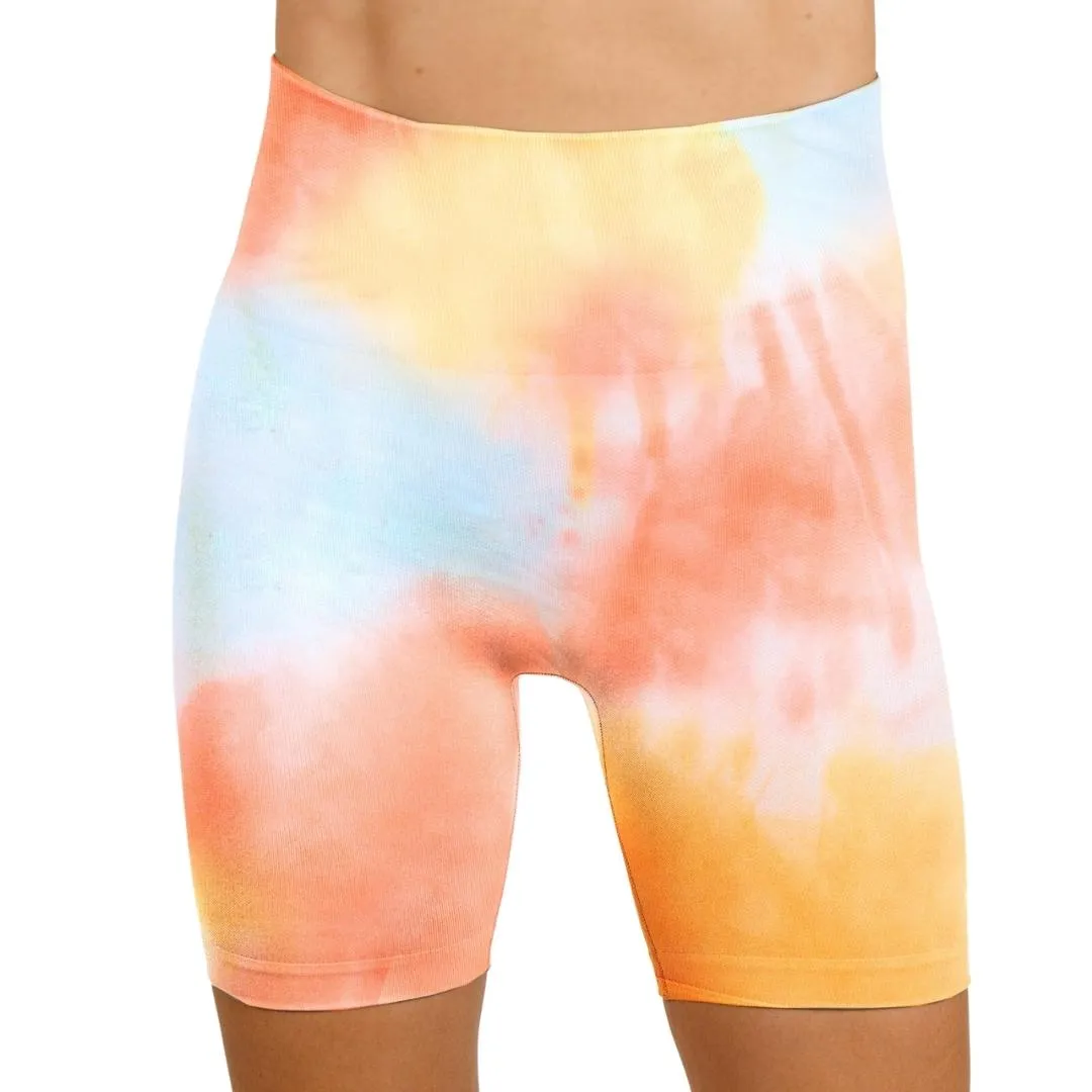 Angel Tie Dye Seamless Workout Shorts