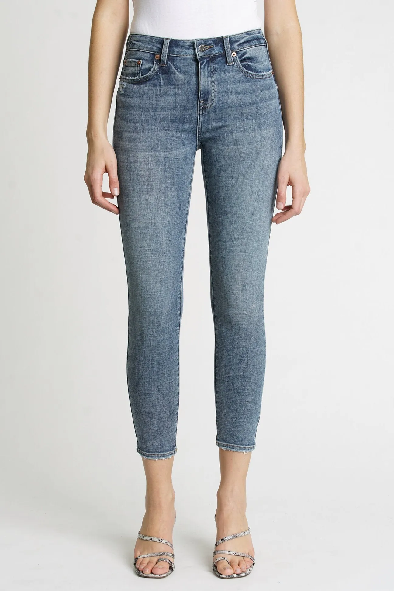 Audrey Mid Rise Skinny Crop | Figueroa