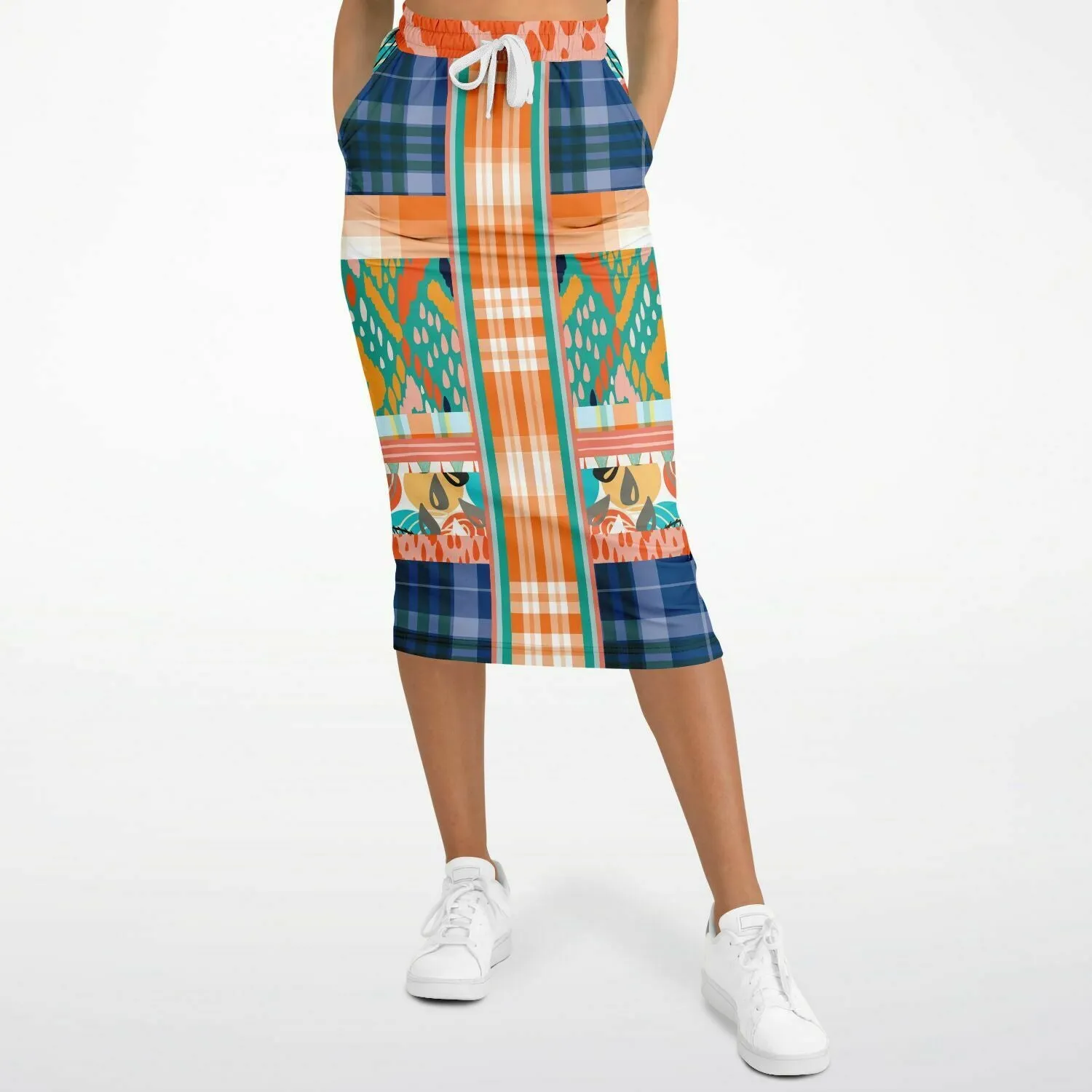 Billie Jean Eco-Poly Long Pocket Skirt