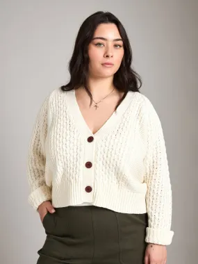 Cable Petra Crop Cardi