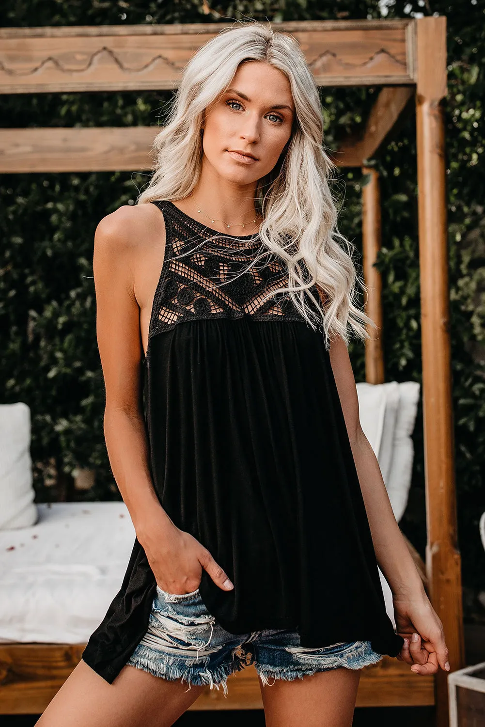 Crochet Lace Tank Top