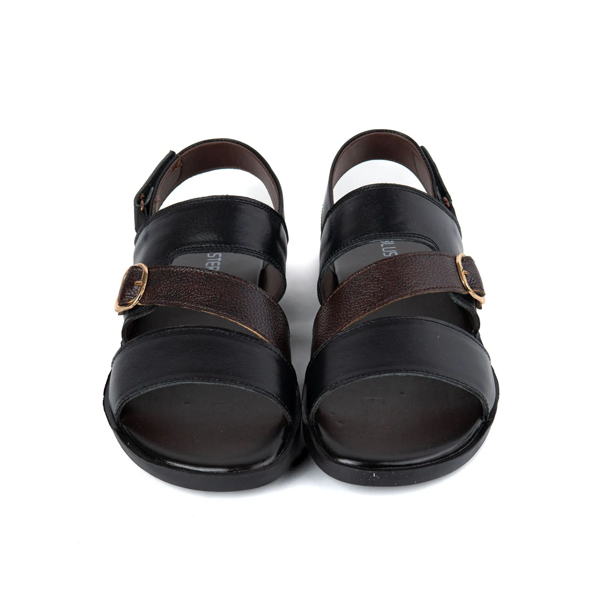 Cross Styled Men Leather Sandals