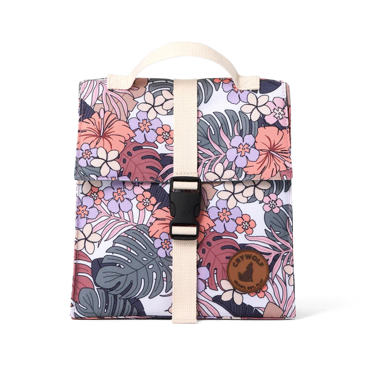 Cry Wolf Insulated Lunch Bag Tropical Floral