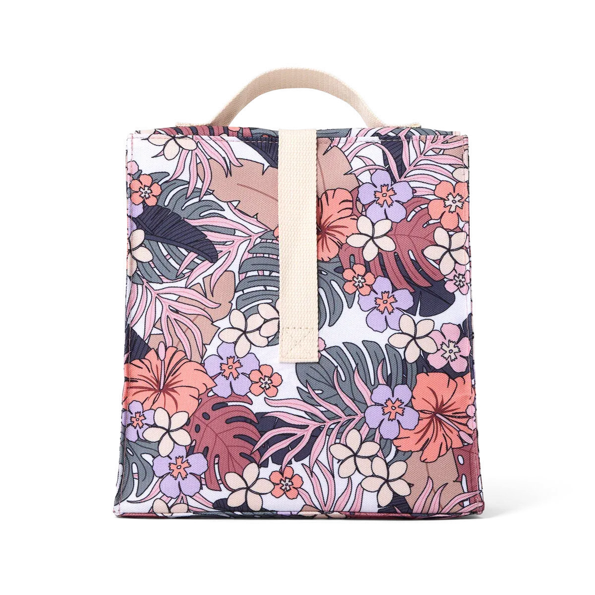 Cry Wolf Insulated Lunch Bag Tropical Floral