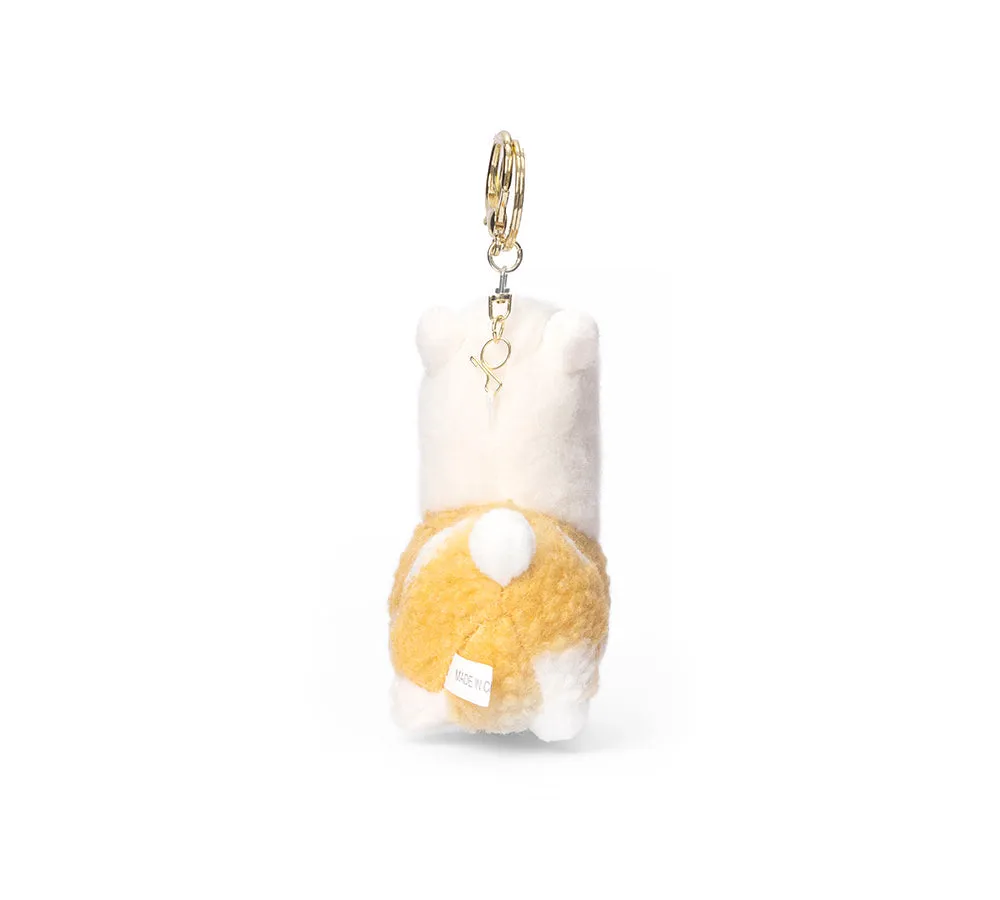 Cute Plush Alpaca Keyring