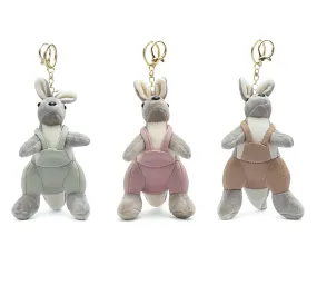 Cute Plush Kangaroo Keyring