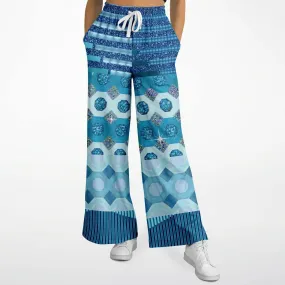 Côte d'Azur Eco-Poly Stretchy Phat Bellbottoms