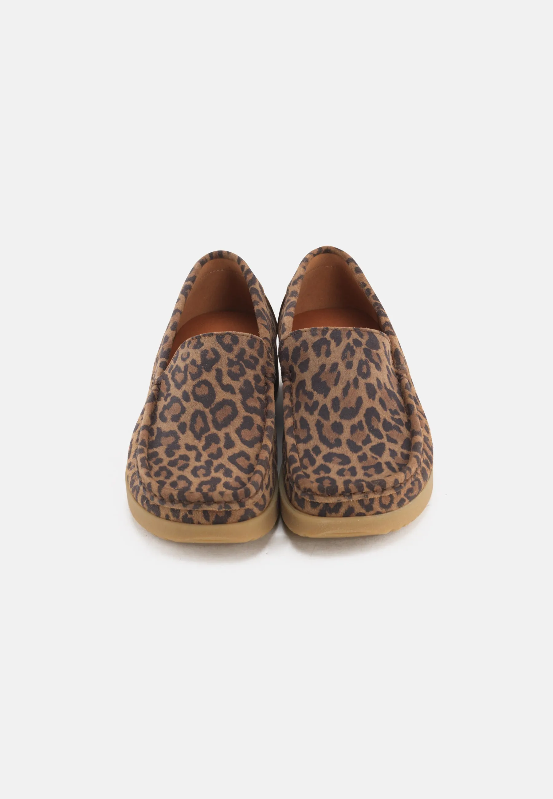 Elin Loafer Suede Print - Leopard