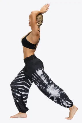 Fashion Prints Ruched Athletics Pants