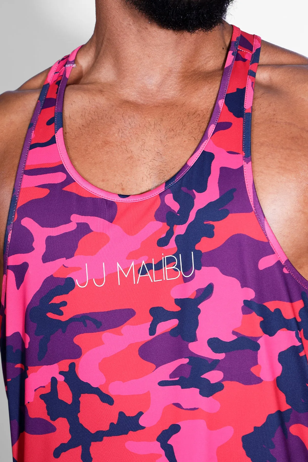 Feel-Me Scoop Bottom Tank - Purple Camo