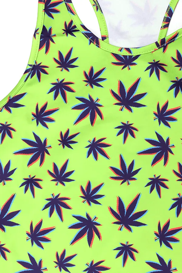 Feel-Me Scoop Bottom Tank - Weed