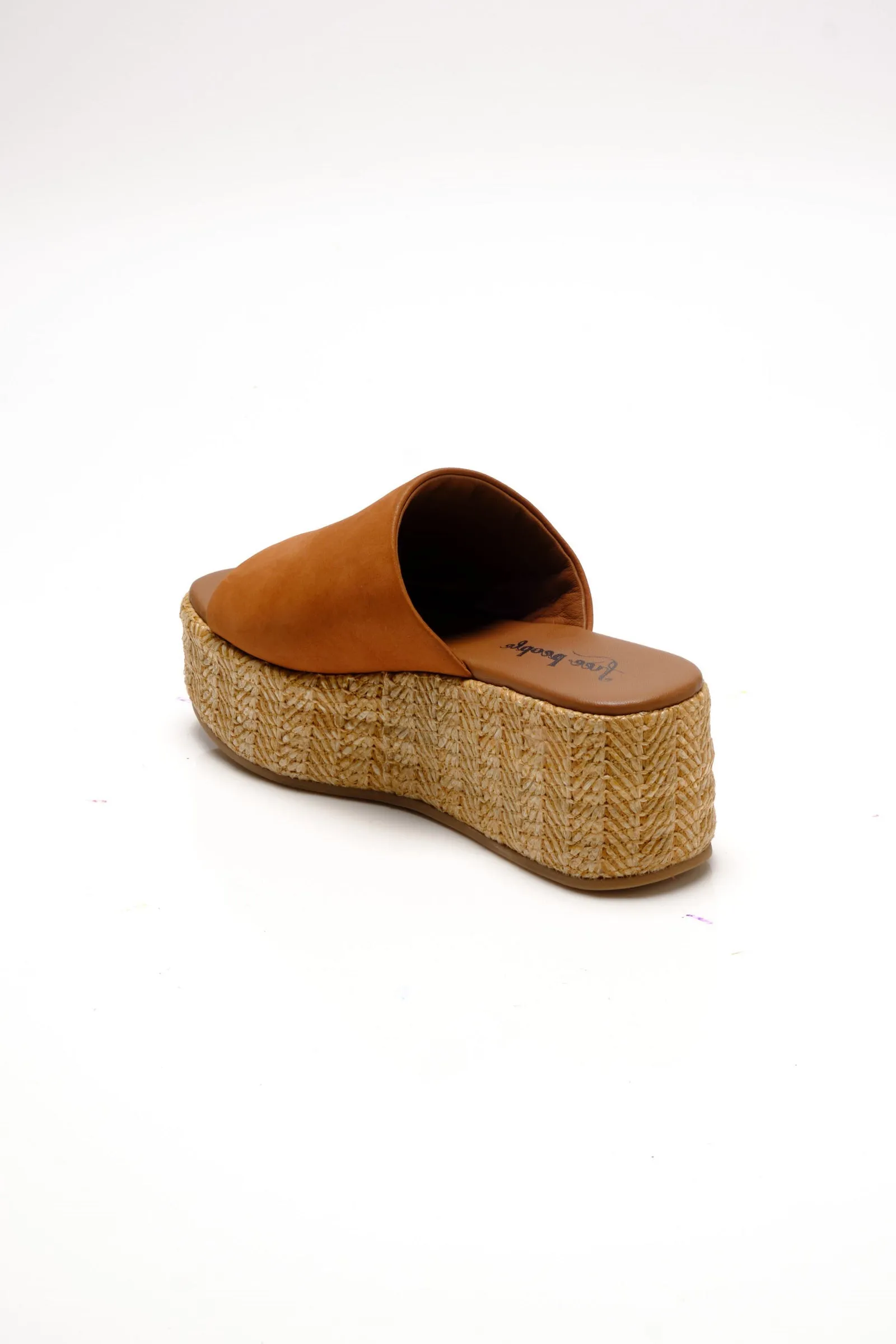 Free People Harbor Raffia Flatform