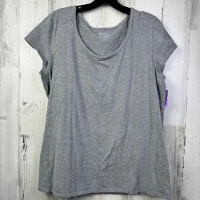 Grey Top Short Sleeve Basic Eddie Bauer, Size Xl