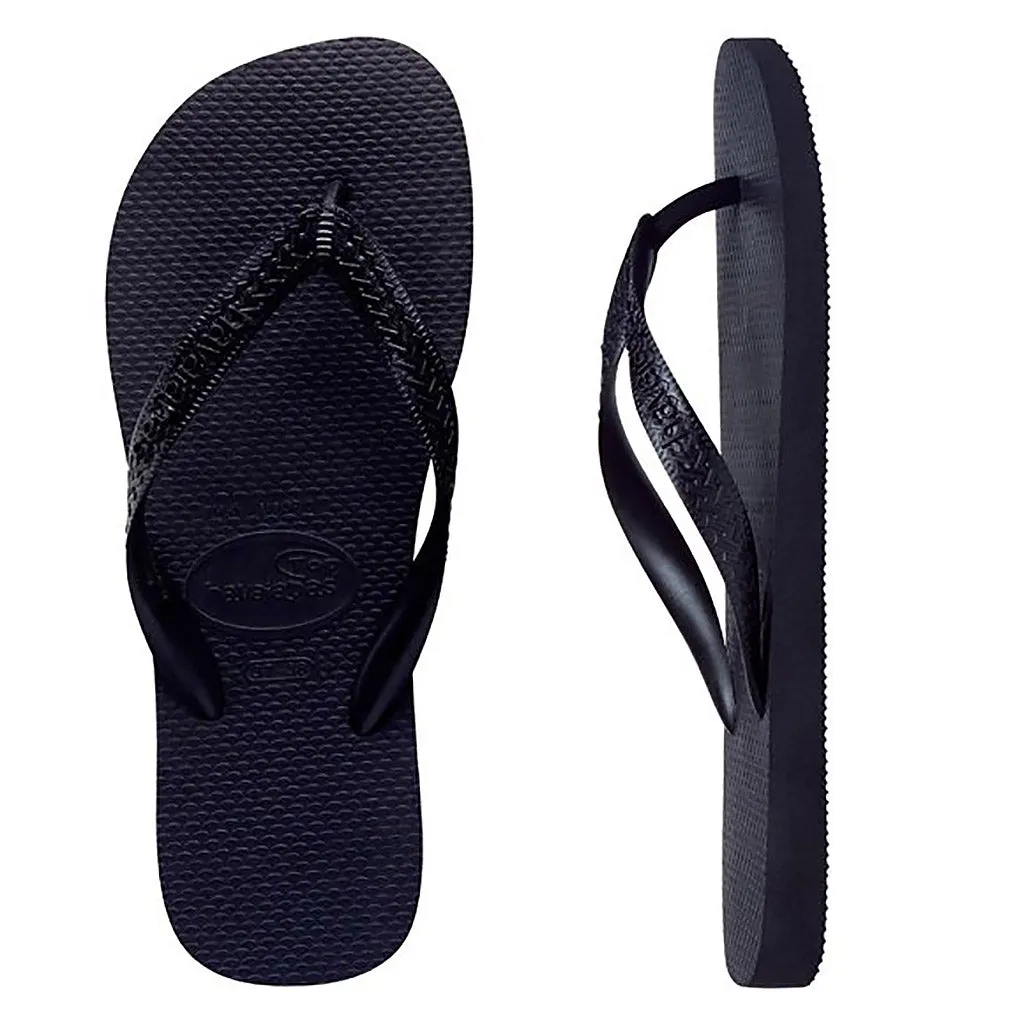 Havaianas Top Black Thongs