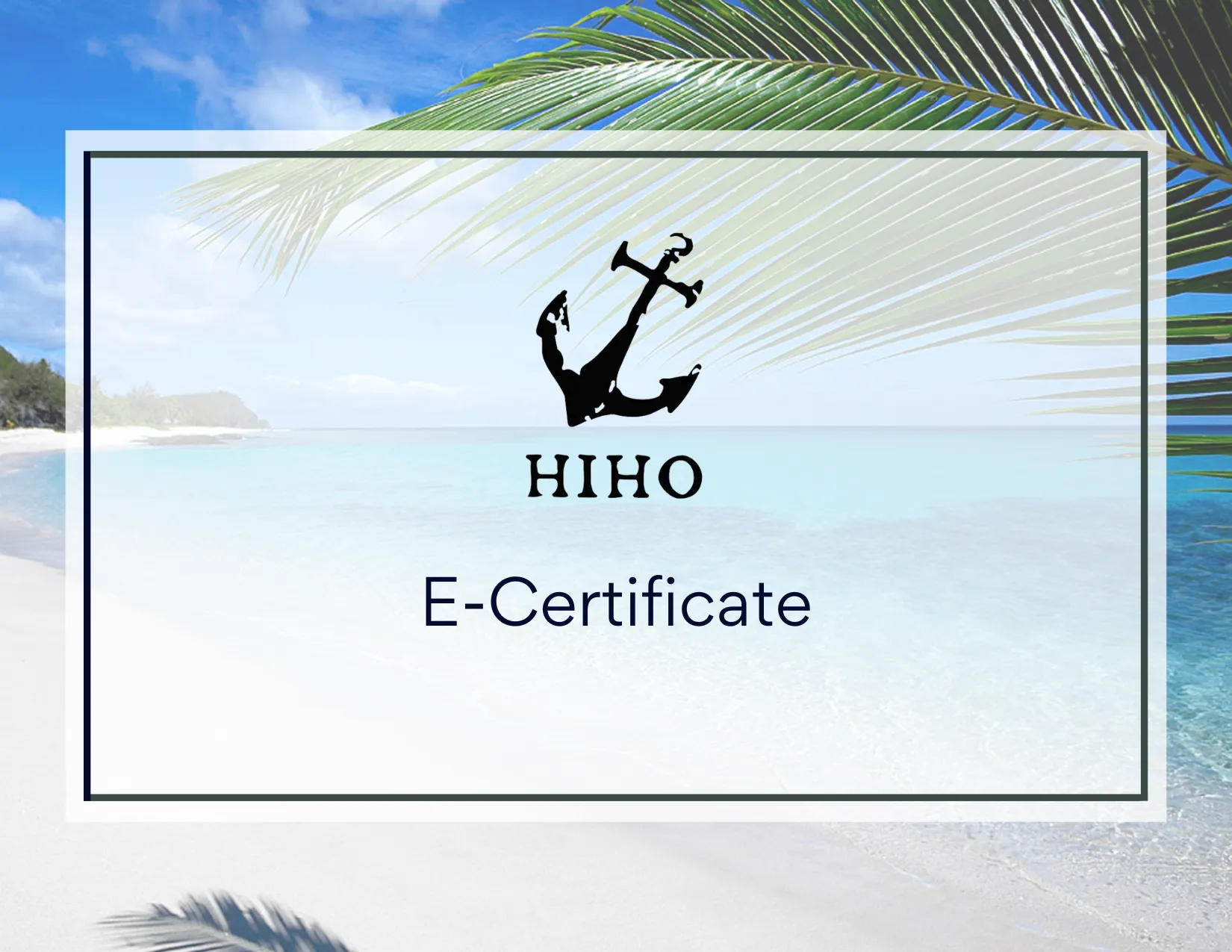 HIHO E-Certificate