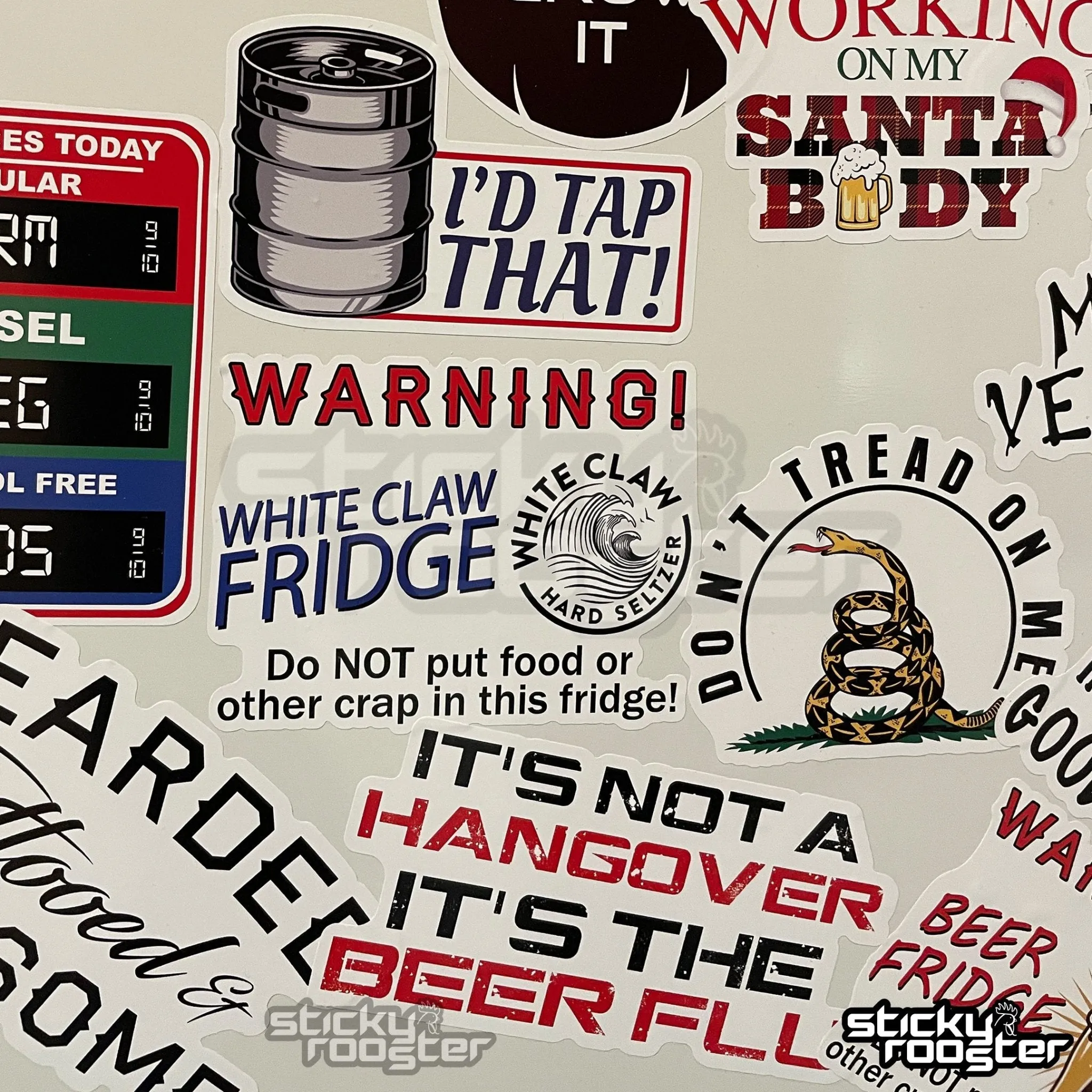 It's not a hangover, it's the beer flu sticker