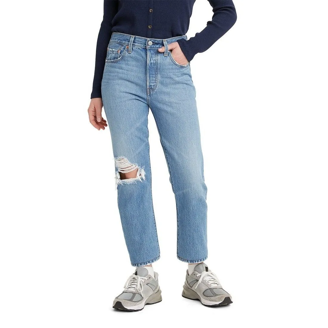 Levi's 501 Crop Jeans Athen Slide