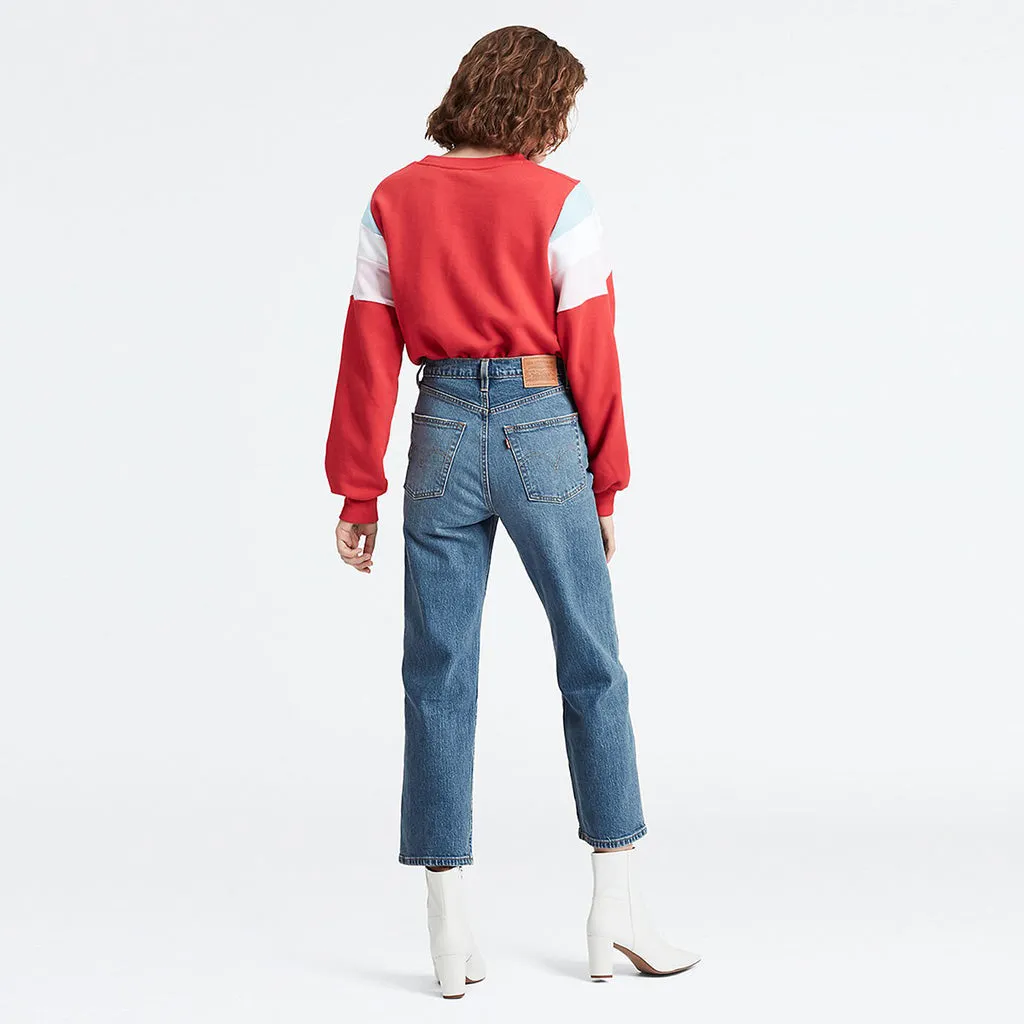 Levi's Ribcage Straight Ankle Jeans - Jive Swing