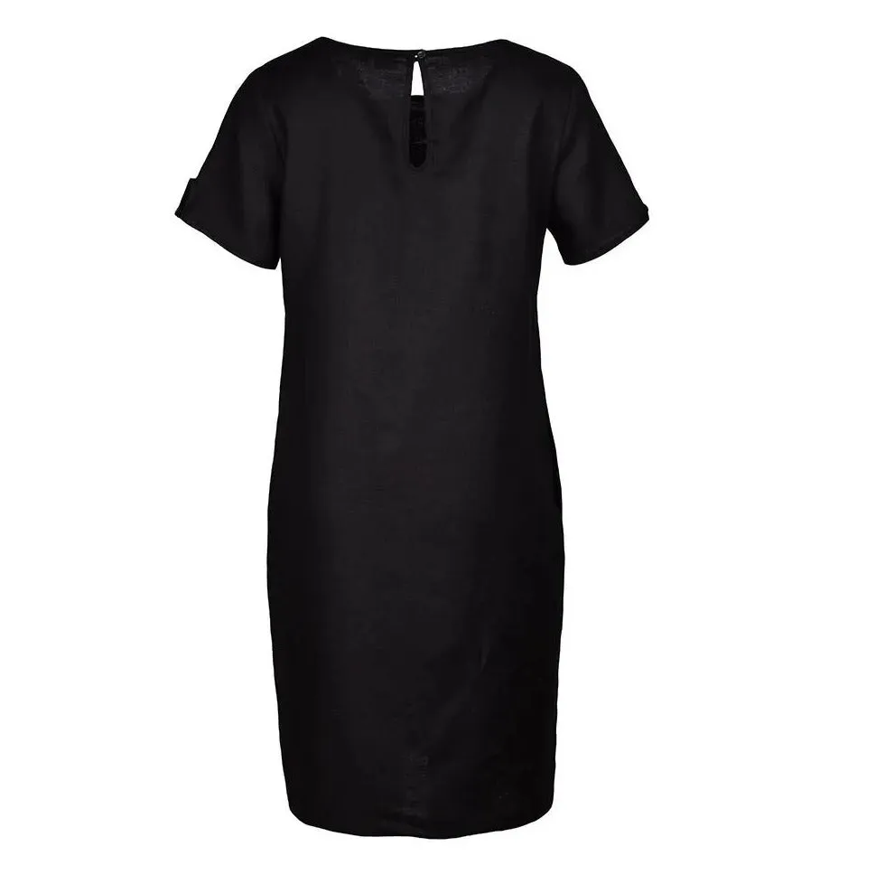 Linen Dress Annika Black