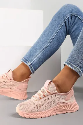 Mesh Chunky Sports Lace Up Trainers