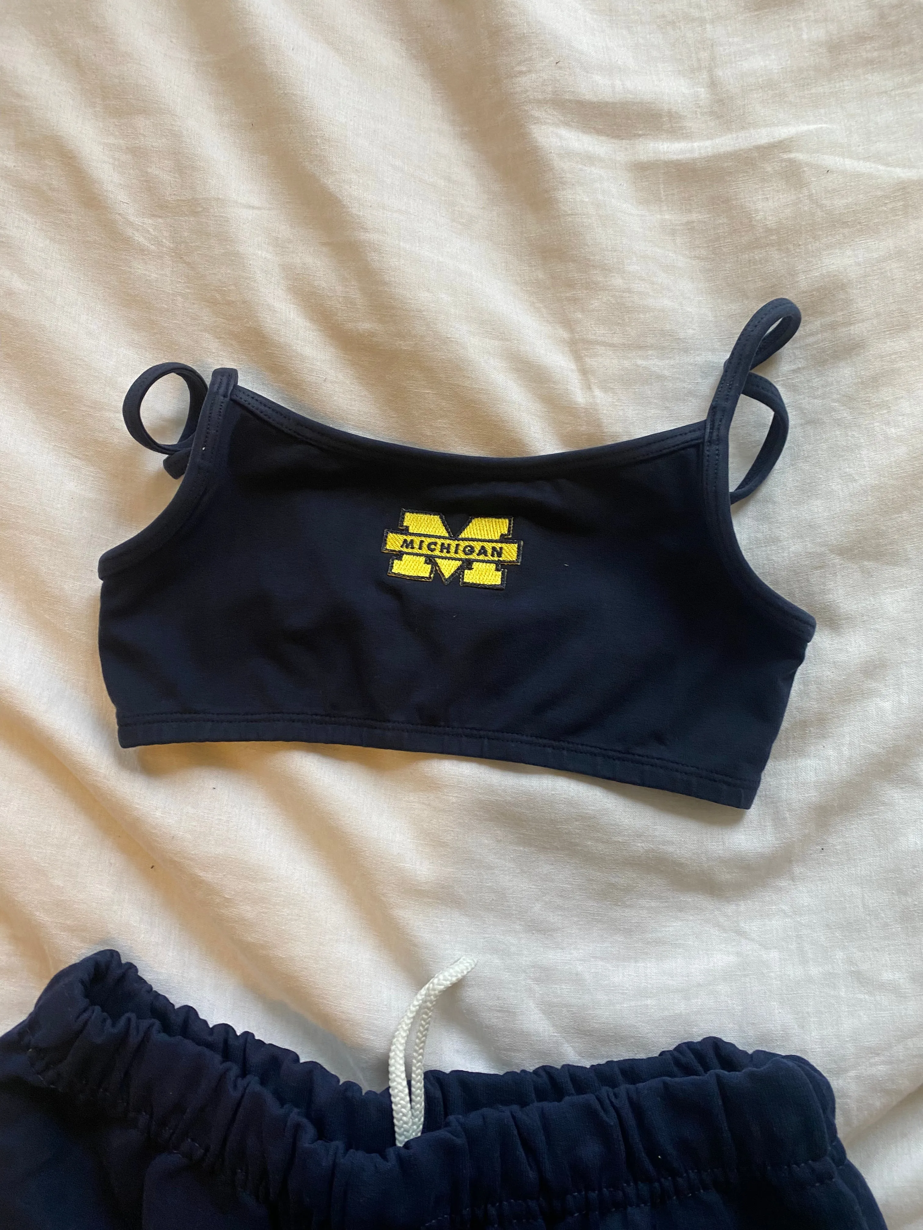 Michigan Halftime Bralette