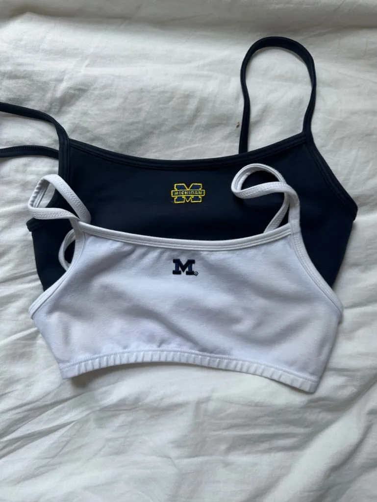 Michigan Halftime Bralette