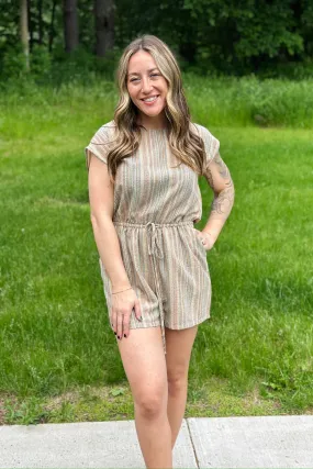 Multi-Stripe Romper