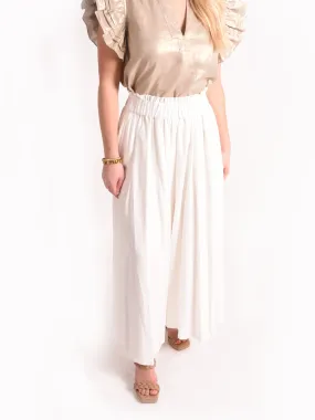 Palazzo Pant - Linen White