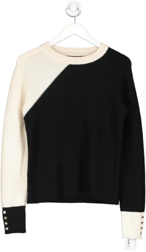 SHEIN Black Block Colour Jumper UK S