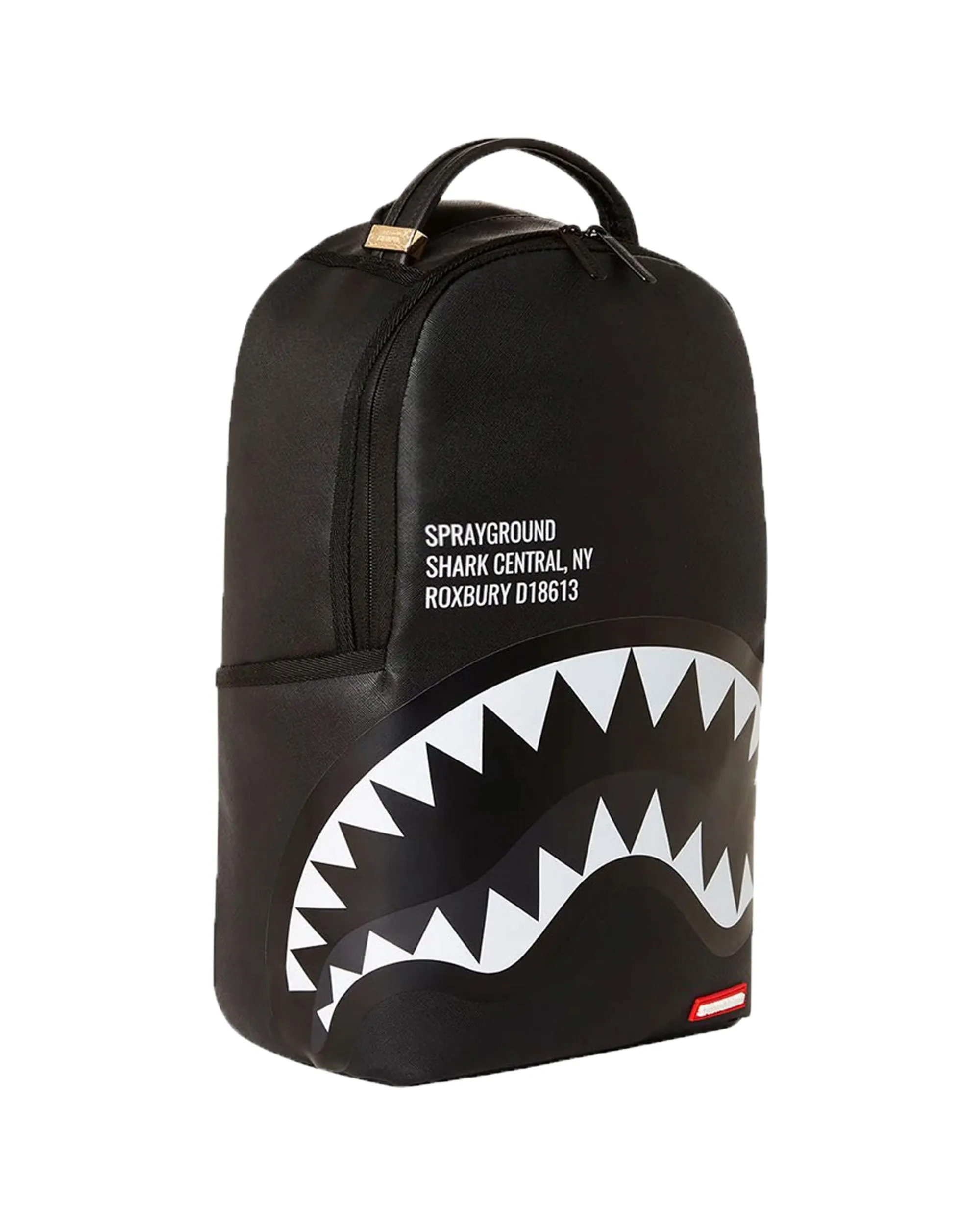 Sprayground Shark Central 2.0 Black On Grey Sp Dlxsv Backpack