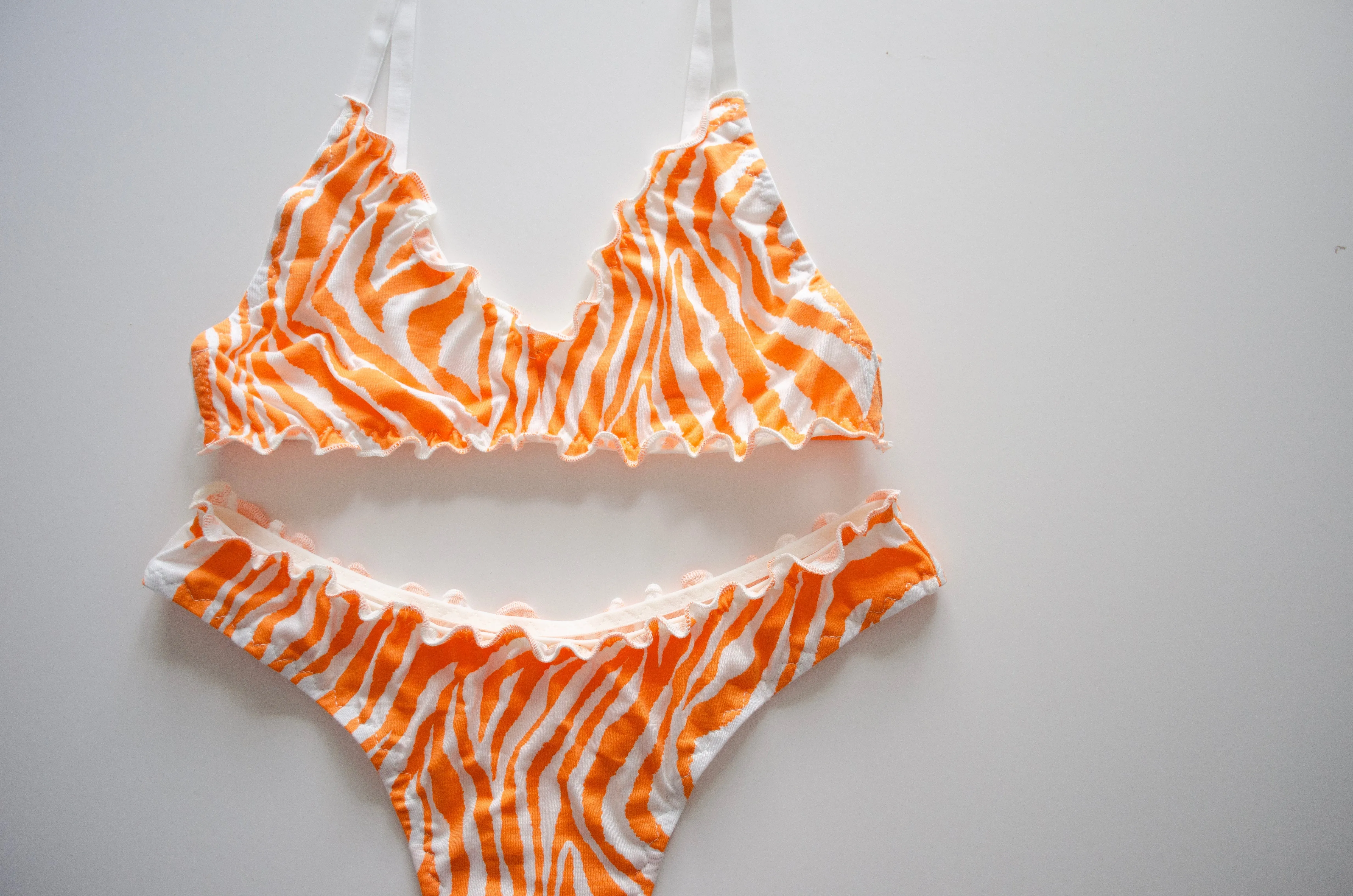 Tangerine Jersey Bralet