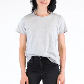 Women's Organic Crew Neck T-shirt Grey Marle